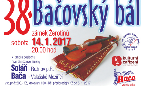 Meziříčský soubor Bača zve na 38. Bačovský bál