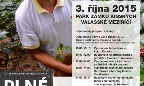 Spojte procházku do parku Kinských s výstavou o kávě