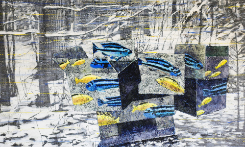 První velká samostatná výstava malíře Milana Hajdíka ve Valašském Meziříčí